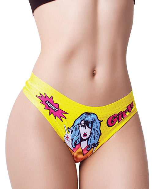 Tanga con estampado de fans de cómics Mememe