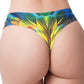 Mememe Paradise Birds Parrot Printed Thong