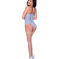 Ooh La Lace Bustier & Panty Periwinkle