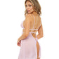 Vera Soft Cup Eyelash Lace & Mesh Flyaway Babydoll W/g-string Lavendula