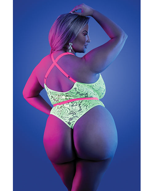 Glow Spotlight Teddy Neon Chartreuse