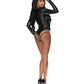 Liquid Onyx Long Sleeve Teddy W/harness Caging Black