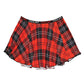 Vibes Fuck Off Skirt Plaid