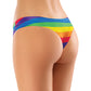 Tanga con estampado de corazones Mememe Pride