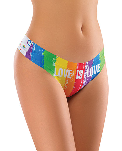 Tanga estampado Mememe Pride Love Is