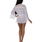 Modern Romance Flowing Short Robe