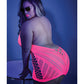 Glow Shock Value Halter Dress Neon Pink Q/s