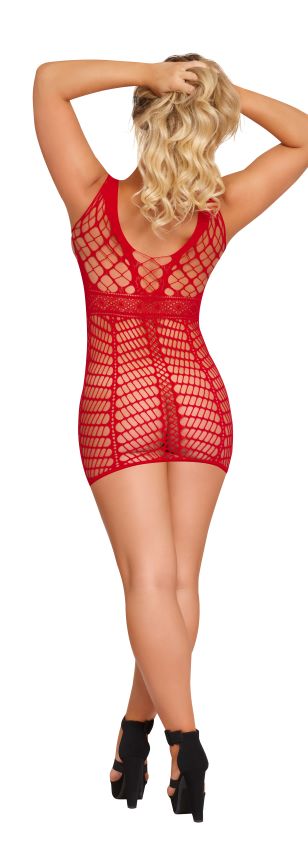 Seamless Dress Red O/s