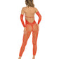 Bodystocking de dos piezas Laced With You - Talla única - Rojo