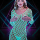 Lapdance Glow In The Dark Mini Dress O/s