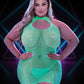 Lapdance Glow In The Dark Mini Dress Q/s