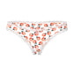 Sweet Treats Crotchless Boy Short w/Wicked Sensual Care Peach Lube - White