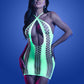 Synthesize Seamless Keyhole Dress - One Size -  Neon Green