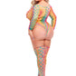 Taste the Rainbow Teddy and Thigh Hi Set - Rainbow