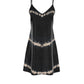 Vela Silk Dress in Black Shibori