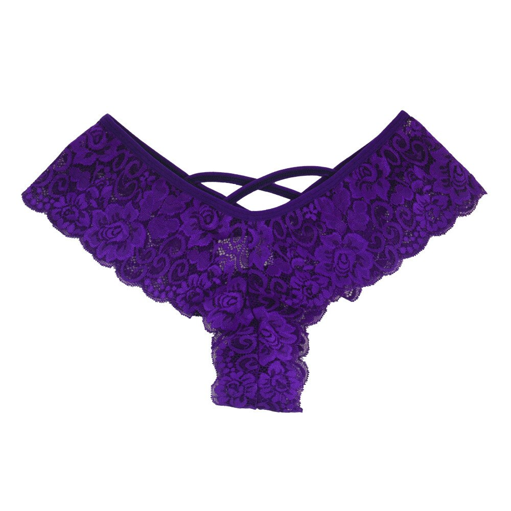 4 Pack Women Sexy Lace Underwear Lingerie Panties G-String Brief Thong