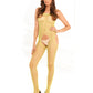 Rene Rofe Industrial Net Suspender Bodystocking Black O/s