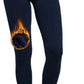 Women‚Äôs Fleece Leggings High Waist Stretchy Warm Leggings One Size