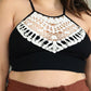 Crochet Lace Bralette Plus