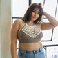 Crochet Lace Bralette Plus