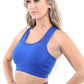 SALE! 50% OFF! Milano Seamless Sports Bra - Blue [MADE IN ITALY]