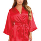 Large Red Robe and Chemise set with a Padded Hanger