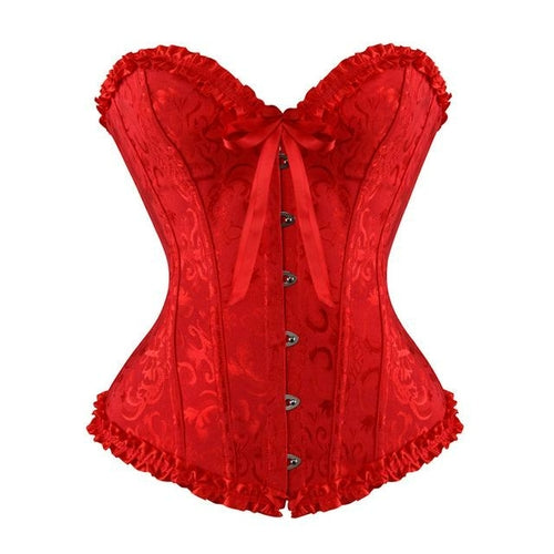 Sexy Women steampunk clothing gothic Plus Size Corsets Lace Up boned