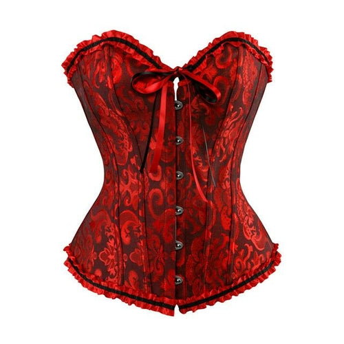 Sexy Women steampunk clothing gothic Plus Size Corsets Lace Up boned