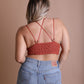 Plus Crochet Lace Longline Bralette